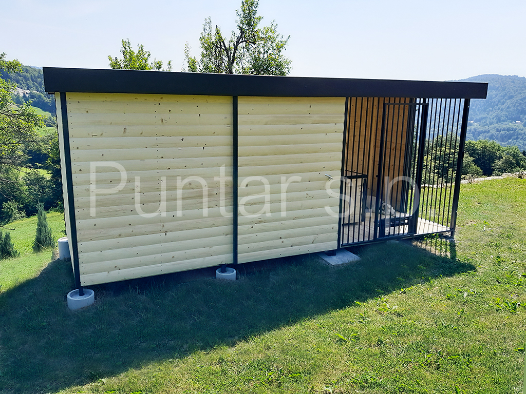 Cevni pesjak z vrtno uto AMON – ravna streha